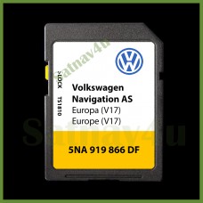Volkswagen VW AS V17 Navigation SD Card DISCOVERY MEDIA mib2 MAP Europe and UK 2023